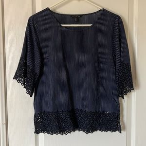 Navy banana republic top